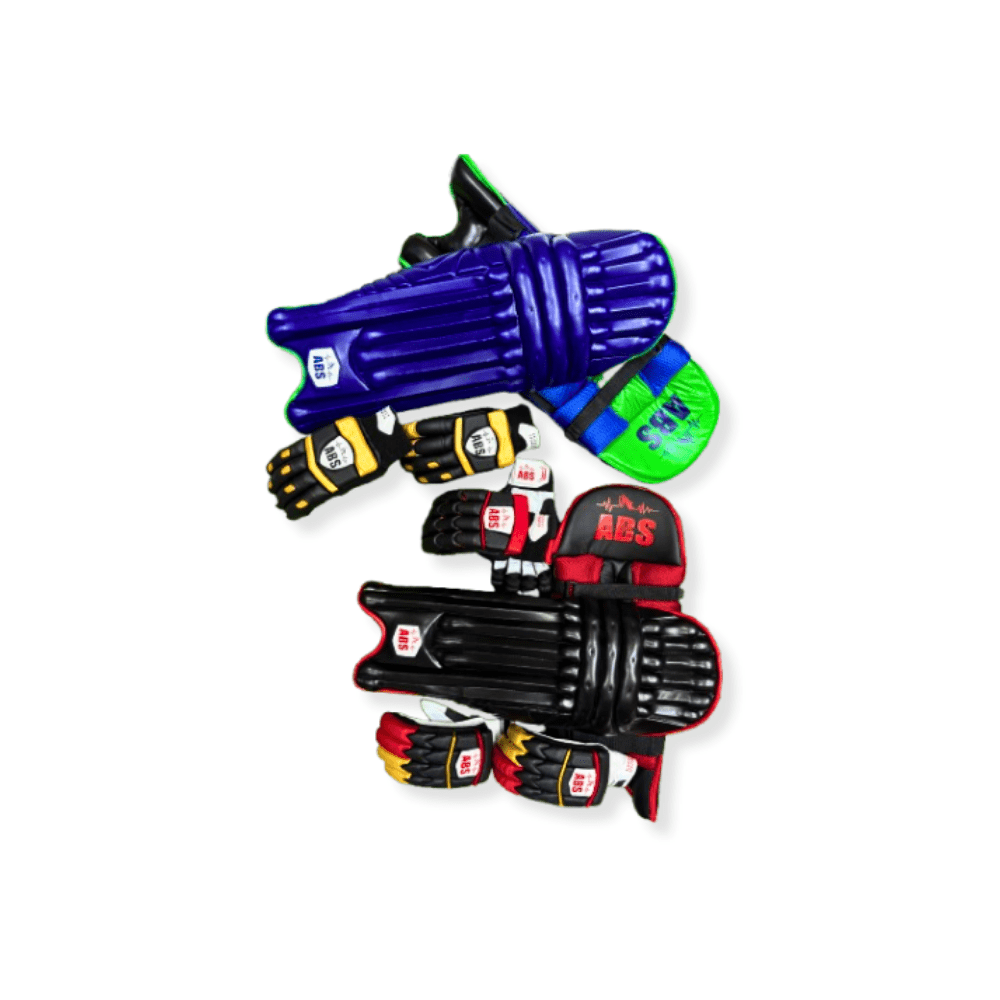 ABS Cricket Batting Kits – Pro Pads & Gloves Sets